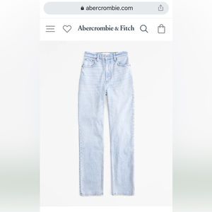 90s ultra high rise straight jean curve love